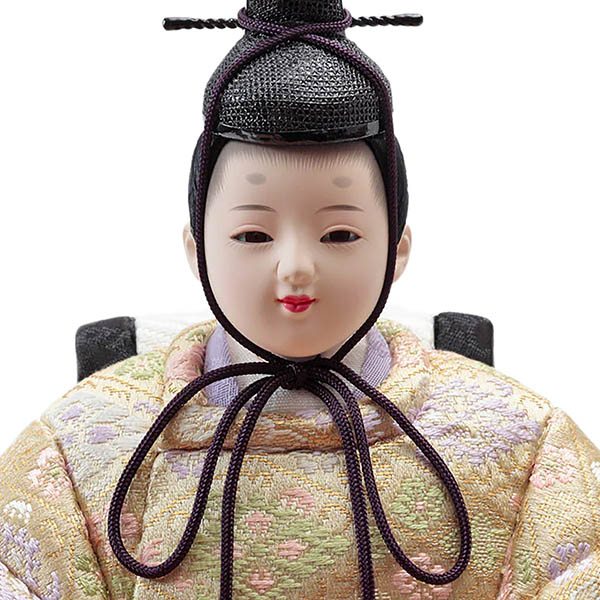 久月　 雛人形　久月作 ほのか 木目込み 真多呂 美紗雛 親王飾り 正絹　詳細画像