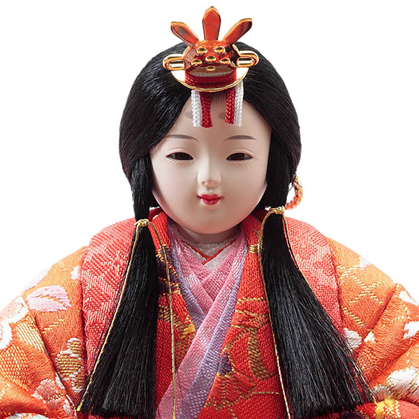久月　 雛人形　久月作 ほのか 木目込み 真多呂 美紗雛 親王飾り 正絹　詳細画像