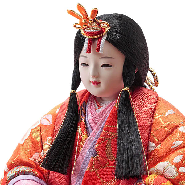 久月　 雛人形　久月作 ほのか 木目込み 真多呂 美紗雛 親王飾り 正絹　詳細画像