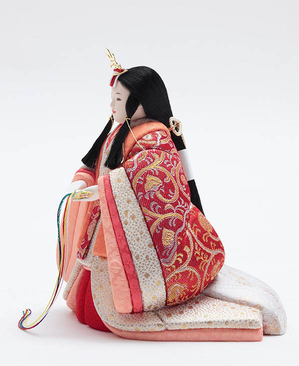 久月　 雛人形　久月作 木目込み 新井久夫 ほのか 美玲雛 立ち雛 立親王飾り　詳細画像