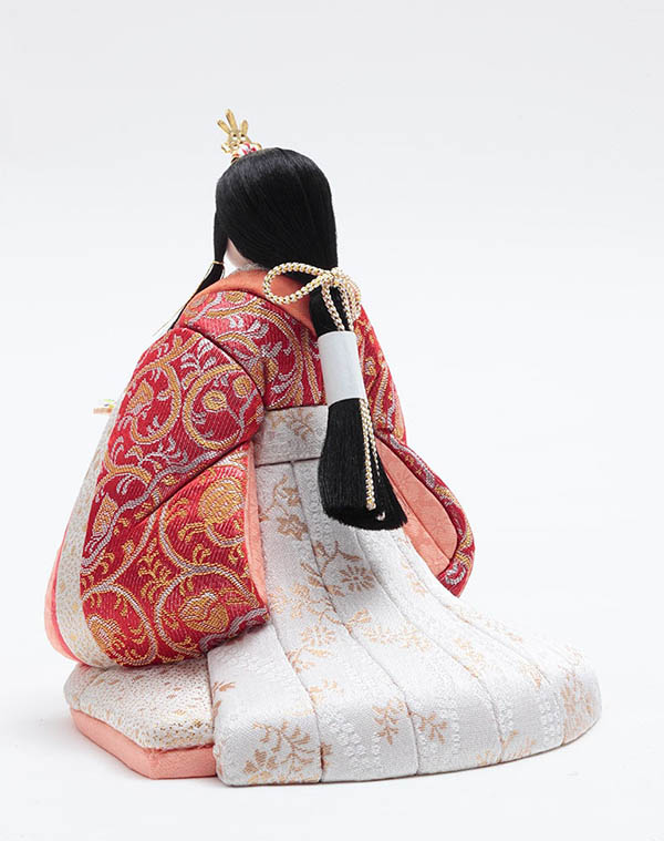 久月　 雛人形　久月作 木目込み 新井久夫 ほのか 美玲雛 立ち雛 立親王飾り　詳細画像