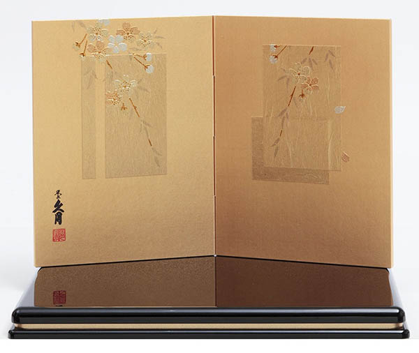 久月　 雛人形　久月作 木目込み 新井久夫 ほのか 美玲雛 立ち雛 立親王飾り　詳細画像