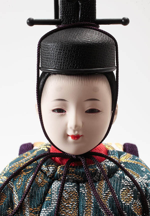 久月　 雛人形　久月作 木目込み 新井久夫 ほのか 美玲雛 立ち雛 立親王飾り　詳細画像