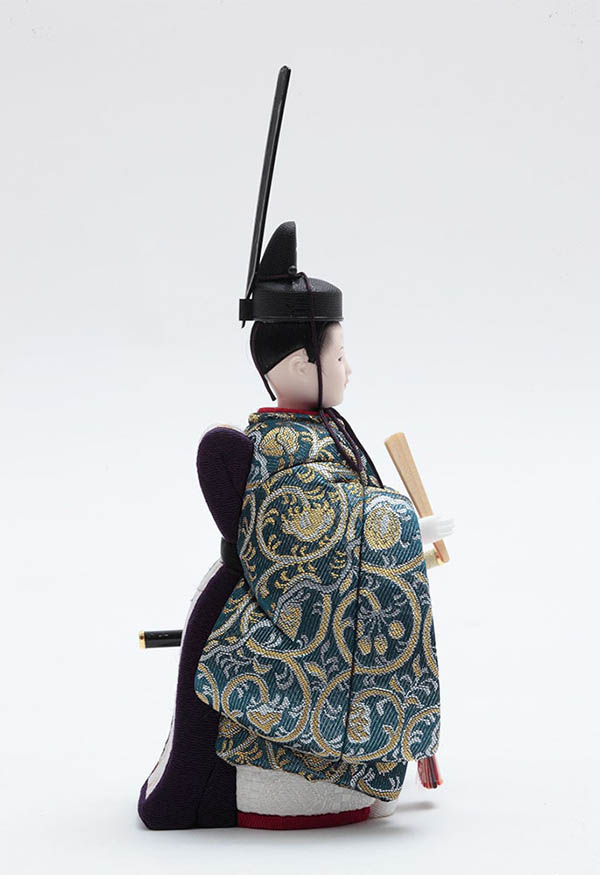 久月　 雛人形　久月作 木目込み 新井久夫 ほのか 美玲雛 立ち雛 立親王飾り　詳細画像