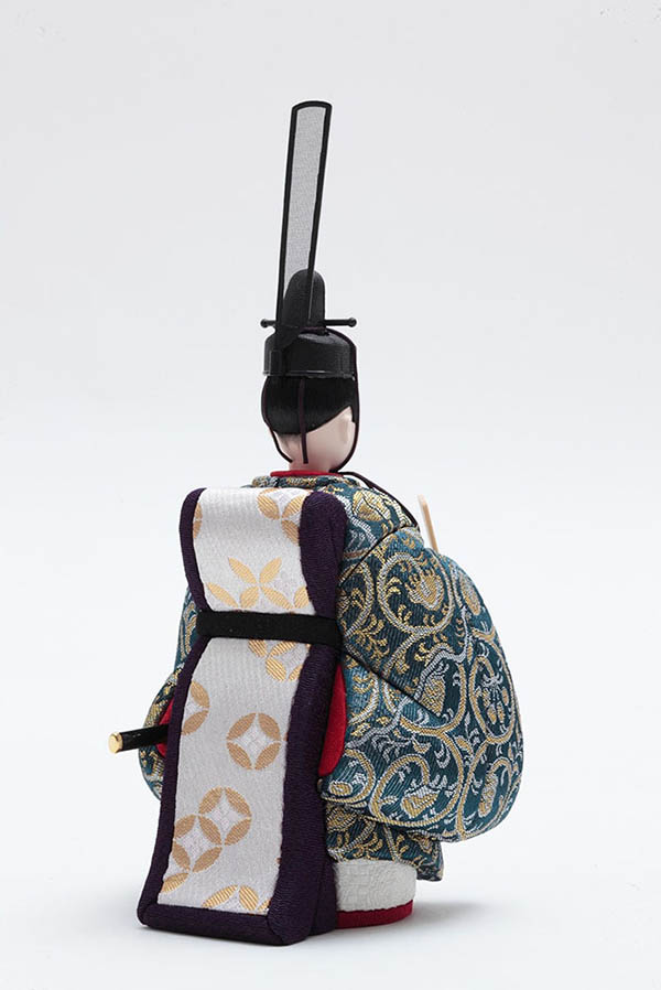 久月　 雛人形　久月作 木目込み 新井久夫 ほのか 美玲雛 立ち雛 立親王飾り　詳細画像