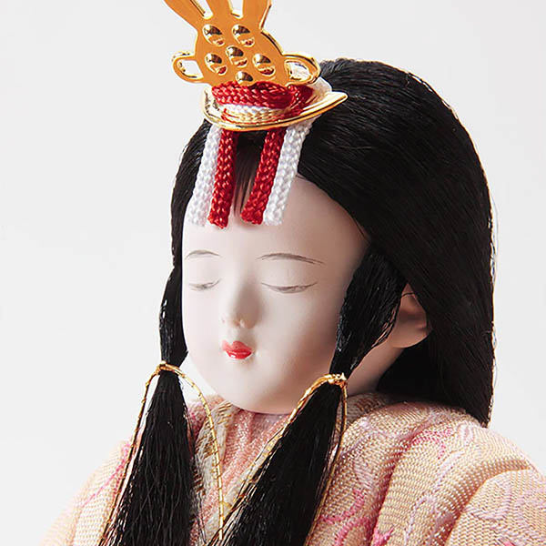 久月　 雛人形　一秀作 花澄雛 木目込み 親王飾り 久月監製　詳細画像