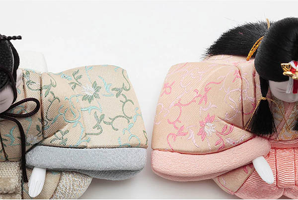 久月　 雛人形　一秀作 花澄雛 木目込み 親王飾り 久月監製　詳細画像