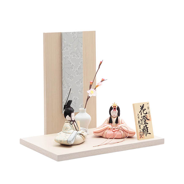 久月　 雛人形　一秀作 花澄雛 木目込み 親王飾り 久月監製　詳細画像