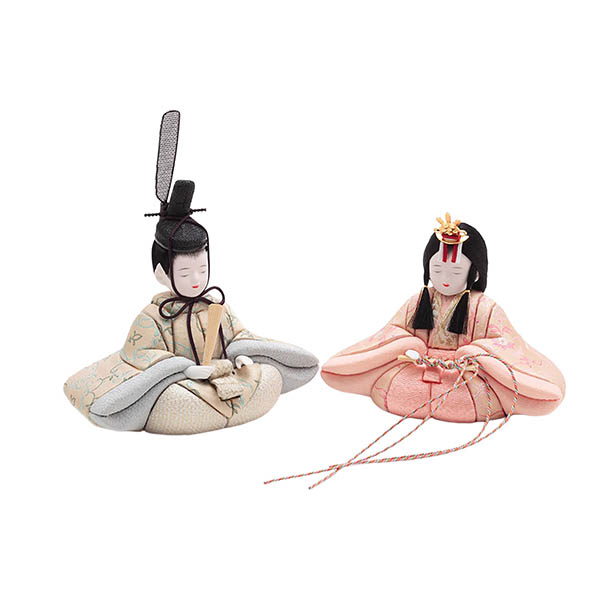 久月　 雛人形　一秀作 花澄雛 木目込み 親王飾り 久月監製　詳細画像