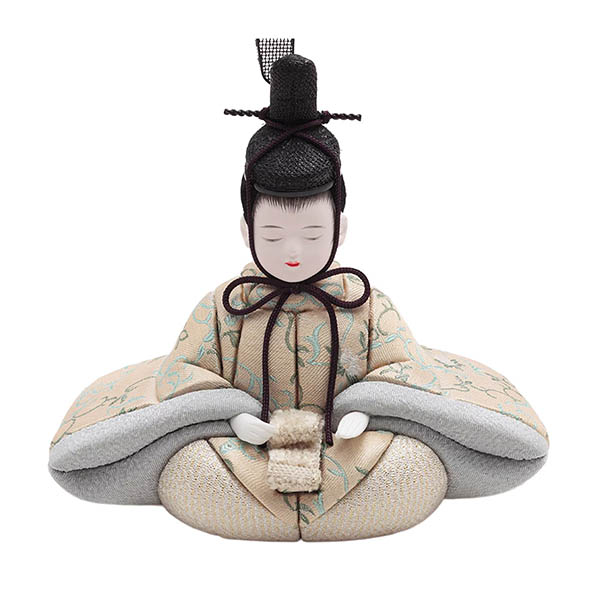 久月　 雛人形　一秀作 花澄雛 木目込み 親王飾り 久月監製　詳細画像