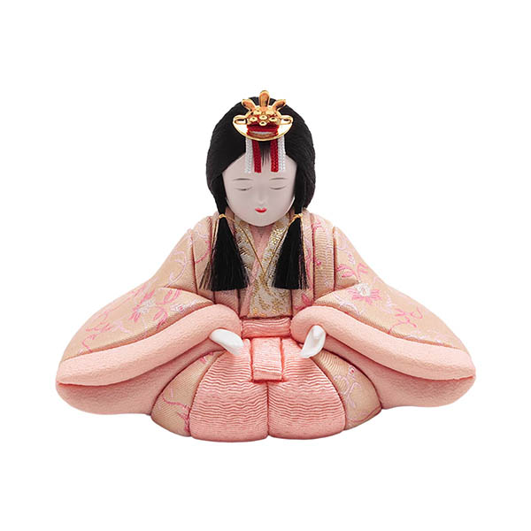 久月　 雛人形　一秀作 花澄雛 木目込み 親王飾り 久月監製　詳細画像