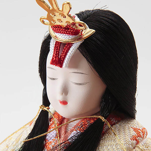 雛人形 久月 一秀作 桃葉雛 木目込み 五人 収納飾り 詳細画像 久月 雛人形 一秀作 桃葉雛 木目込み 五人 収納飾り 詳細画像