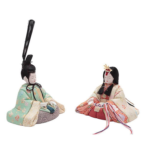 雛人形 久月 一秀作 桃葉雛 木目込み 五人 収納飾り 詳細画像 久月 雛人形 一秀作 桃葉雛 木目込み 五人 収納飾り 詳細画像