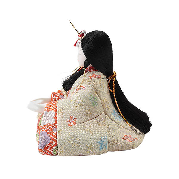 雛人形 久月 一秀作 桃葉雛 木目込み 五人 収納飾り 詳細画像 久月 雛人形 一秀作 桃葉雛 木目込み 五人 収納飾り 詳細画像