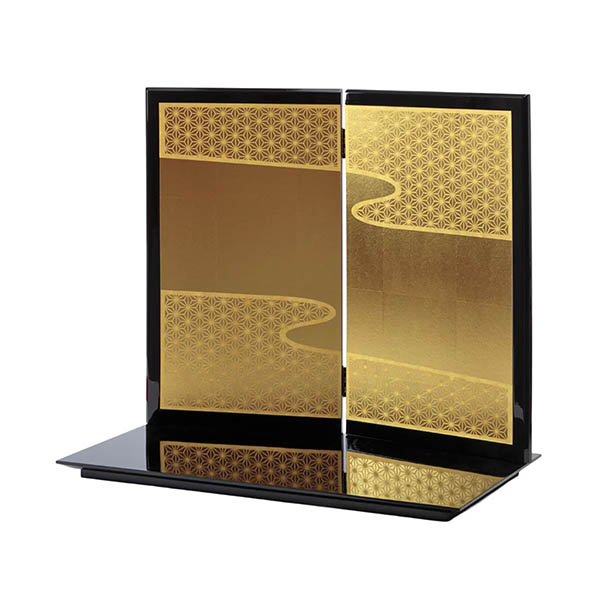 久月　 雛人形　衣裳着 金彩刺繍 三五親王 立親王飾り　詳細画像