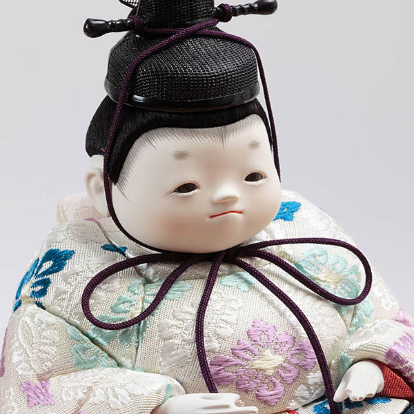 雛人形 久月 幸一光作 正絹 ひかり雛 木目込み 親王 官女 五人 収納飾り 詳細画像 久月 雛人形 幸一光作 正絹 ひかり雛 木目込み 親王 官女 五人 収納飾り 詳細画像
