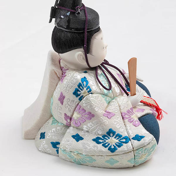 雛人形 久月 幸一光作 正絹 ひかり雛 木目込み 親王 官女 五人 収納飾り 詳細画像 久月 雛人形 幸一光作 正絹 ひかり雛 木目込み 親王 官女 五人 収納飾り 詳細画像