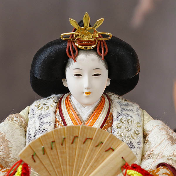久月　 雛人形　二世光匠作 刺繍 衣裳着 京十二番親王 平飾り kyugetsu tokyo closs　詳細画像