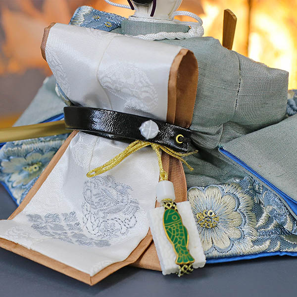 久月　 雛人形　二世光匠作 刺繍 衣裳着 京十二番親王 収納飾り kyugetsu tokyo closs　詳細画像