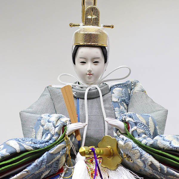 久月　 雛人形　二世光匠作 刺繍 衣裳着 京十二番親王 収納飾り kyugetsu tokyo closs　詳細画像