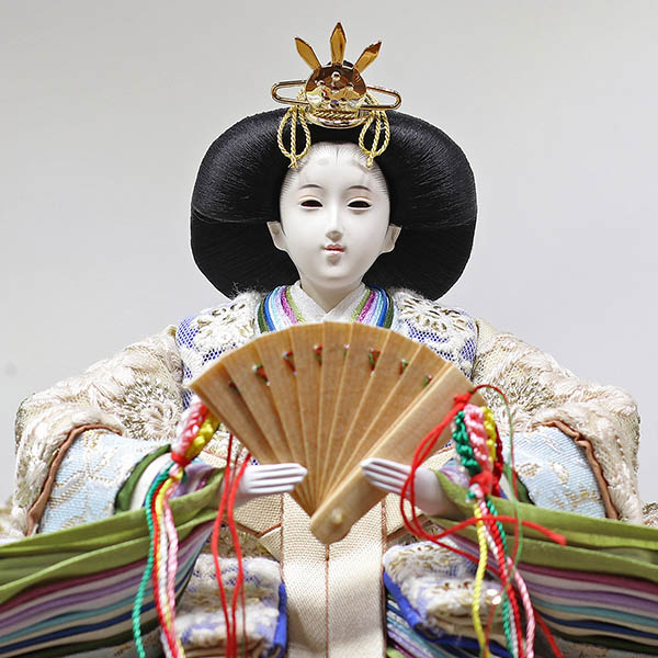 久月　 雛人形　二世光匠作 刺繍 衣裳着 京十二番親王 収納飾り kyugetsu tokyo closs　詳細画像
