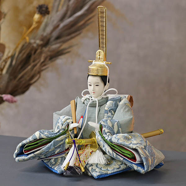 久月　 雛人形　二世光匠作 刺繍 衣裳着 京十二番親王 収納飾り kyugetsu tokyo closs　詳細画像
