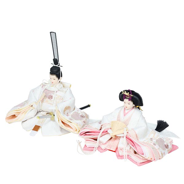 東玉　 雛人形　親王飾り 水雪　詳細画像