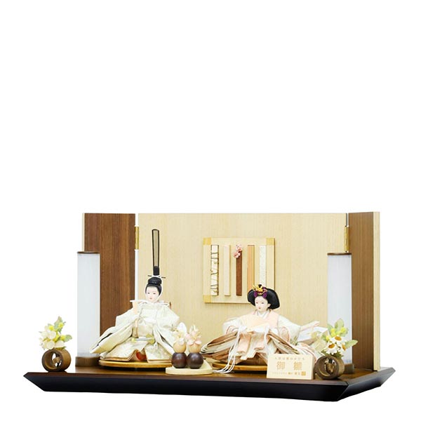 東玉　 雛人形　ダミエ 芥子親王飾り　詳細画像