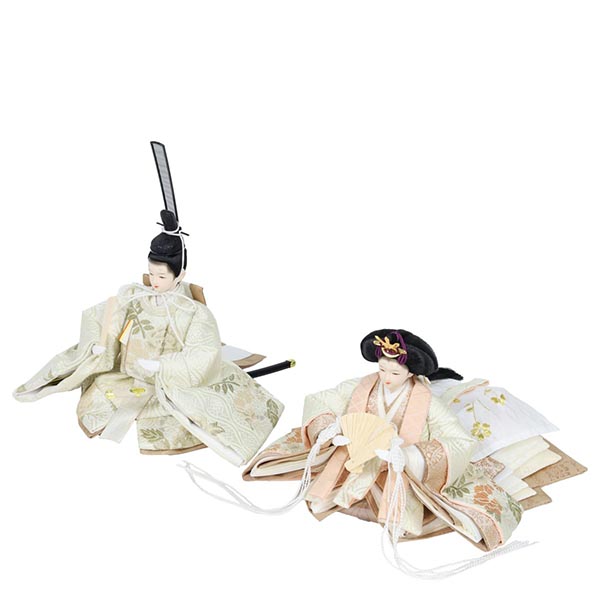 東玉　 雛人形　ダミエ 芥子親王飾り　詳細画像