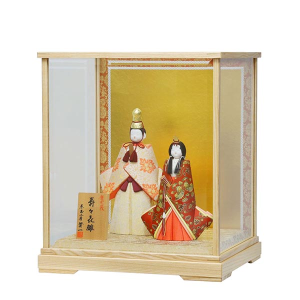 東玉　 雛人形　賢一 寿々喜祥 龍村裂 木目込み ケース飾り　詳細画像