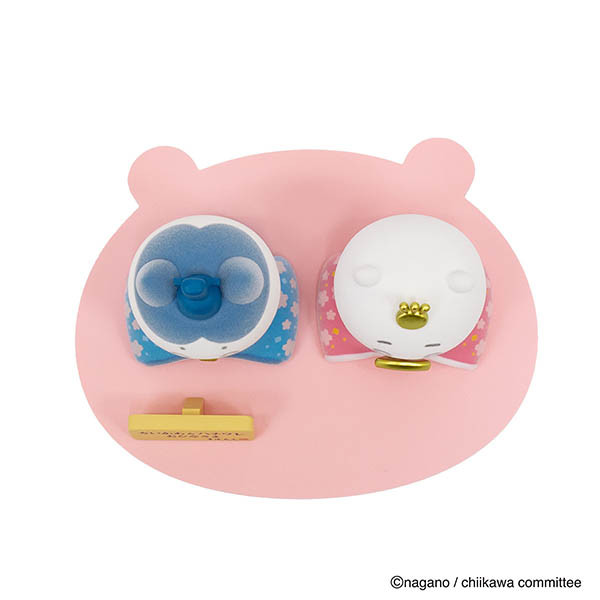 吉徳　 雛人形　ちいかわ ＆ ハチワレ おひなさま ミニ雛人形　詳細画像