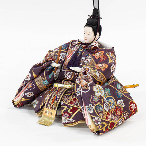 吉徳　 雛人形　正絹 十番親王 三五 十五人揃い 福寿雛 緋毛氈　詳細画像