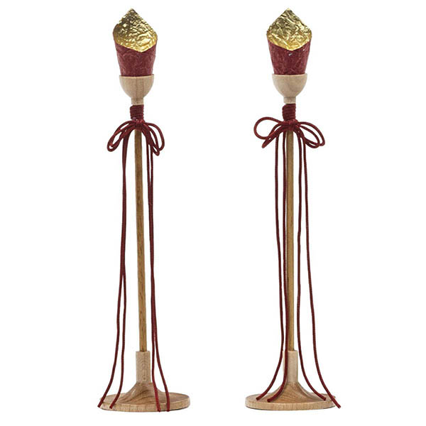 吉徳　 雛人形　柳親王 白木調 木目 収納箱飾り 　詳細画像