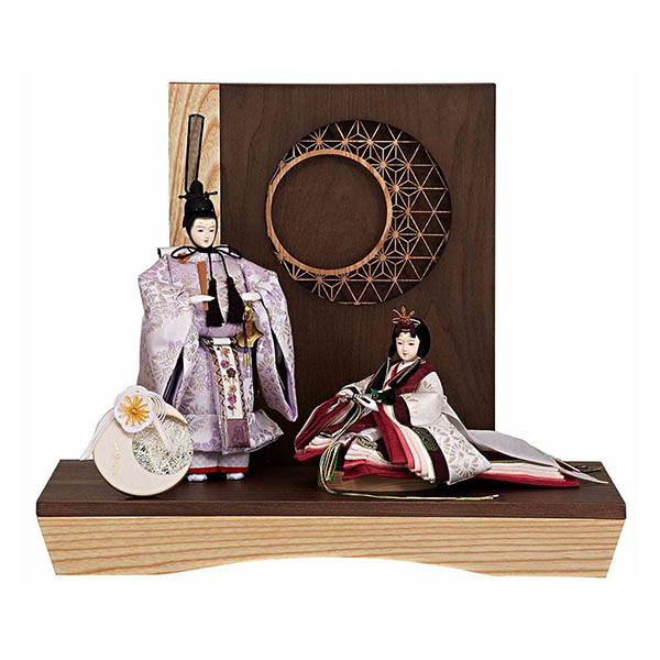 芥子親王 うららか LEDライト付き屏風 【804H50362】