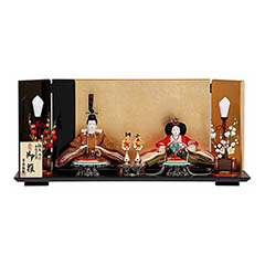 雛人形: 樋泉円作 正絹 京十二番親王 御雛 【115H50362】