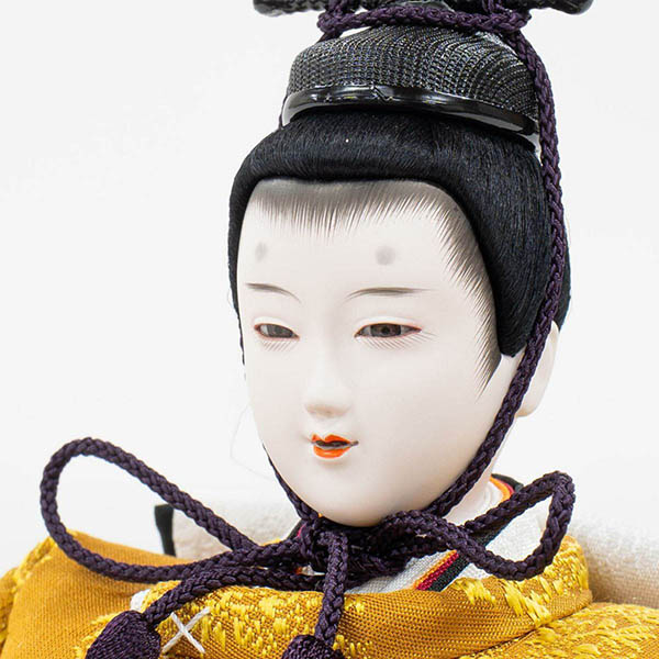吉徳　 雛人形　樋泉円作 正絹 京十番親王 御雛　詳細画像