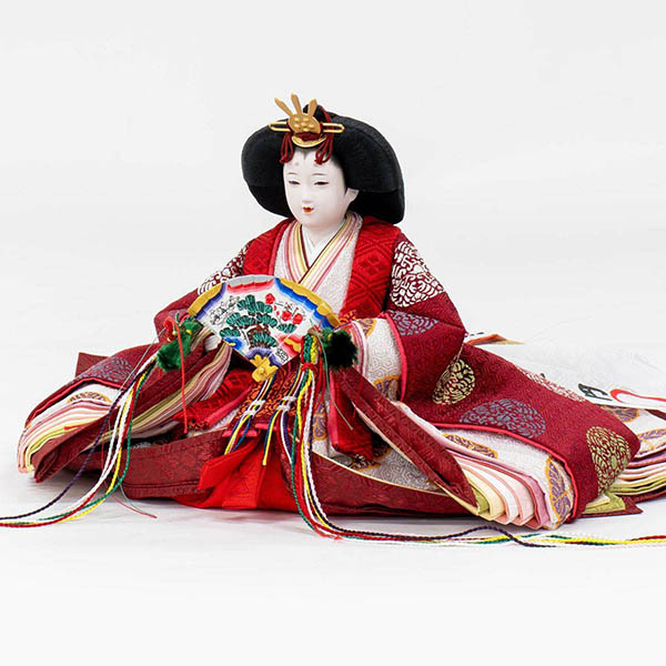 吉徳　 雛人形　樋泉円作 正絹 京十番親王 御雛　詳細画像