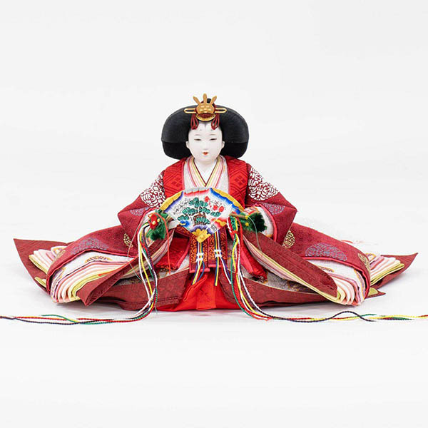 吉徳　 雛人形　樋泉円作 正絹 京十番親王 御雛　詳細画像