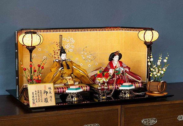 吉徳　 雛人形　樋泉円作 正絹 京十番親王 御雛　詳細画像