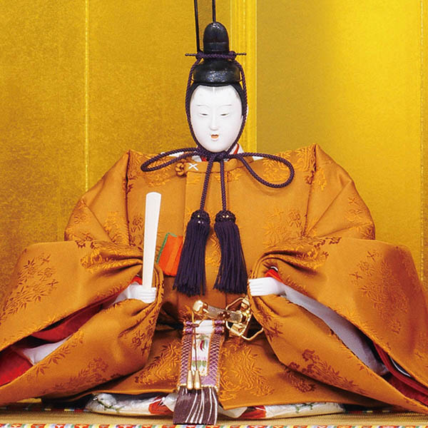 吉徳　 雛人形　大橋弌峰作 京七番親王飾り 大極殿 束帯雛　詳細画像