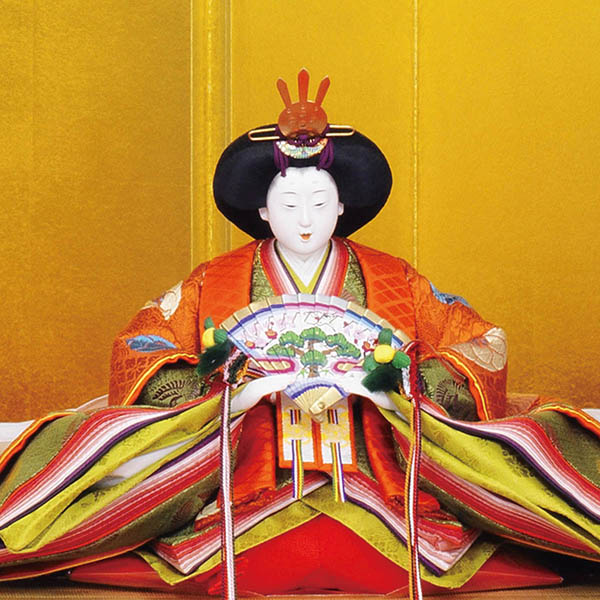 吉徳　 雛人形　大橋弌峰作 京七番親王飾り 大極殿 束帯雛　詳細画像