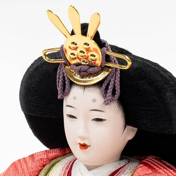 雛人形 吉徳 正絹 京十一番親王 小芥子官女 五人飾り 江都みやび 春窓雛 詳細画像 吉徳 雛人形 正絹 京十一番親王 小芥子官女 五人飾り 江都みやび 春窓雛 詳細画像