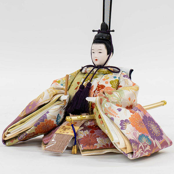 雛人形 吉徳 正絹 京十一番親王 小芥子官女 五人飾り 江都みやび 春窓雛 詳細画像 吉徳 雛人形 正絹 京十一番親王 小芥子官女 五人飾り 江都みやび 春窓雛 詳細画像