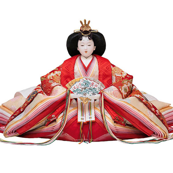 吉徳　 雛人形　京七番親王 大三五官女 五人飾り 御雛　詳細画像
