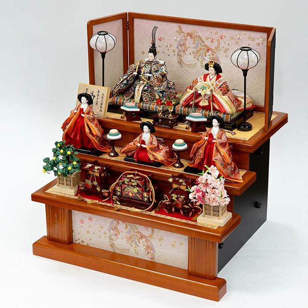 雛人形 吉徳 十番親王 三五官女 五人飾り 御雛 詳細画像 吉徳 雛人形 十番親王 三五官女 五人飾り 御雛 詳細画像
