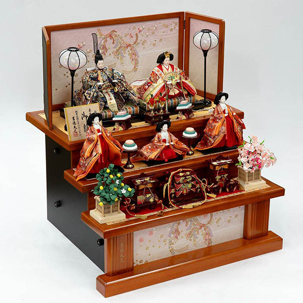 雛人形 吉徳 十番親王 三五官女 五人飾り 御雛 詳細画像 吉徳 雛人形 十番親王 三五官女 五人飾り 御雛 詳細画像