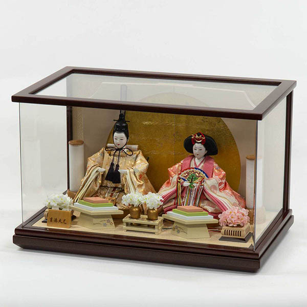 雛人形 吉徳 アクリルケース入り 小三五親王飾り 詳細画像 吉徳 雛人形 アクリルケース入り 小三五親王飾り 詳細画像
