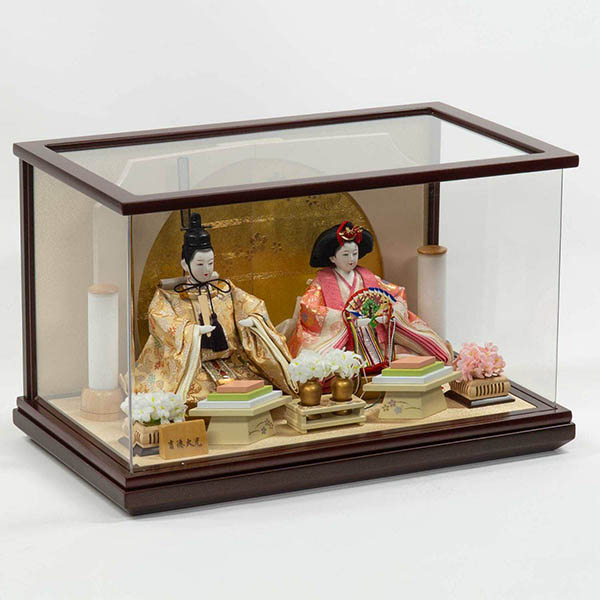 雛人形 吉徳 アクリルケース入り 小三五親王飾り 詳細画像 吉徳 雛人形 アクリルケース入り 小三五親王飾り 詳細画像