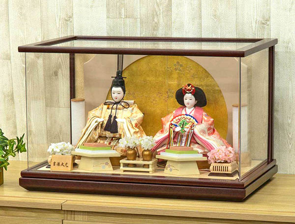 雛人形 吉徳 アクリルケース入り 小三五親王飾り 詳細画像 吉徳 雛人形 アクリルケース入り 小三五親王飾り 詳細画像