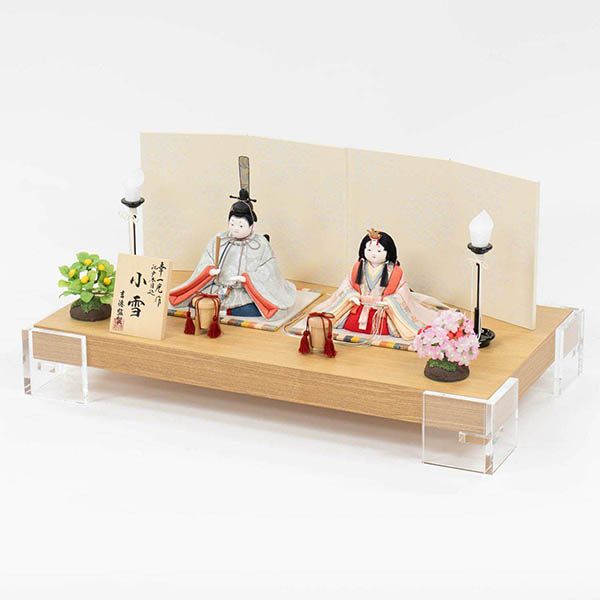 雛人形 吉徳 幸一光作 木目込親王飾り 小雪 詳細画像 吉徳 雛人形 幸一光作 木目込親王飾り 小雪 詳細画像